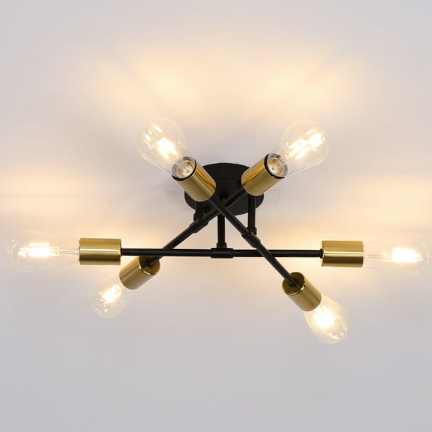 Modern Sputnik Chandelier, Ceiling Light for Bedroom,Dining Room,Kitchen,Office