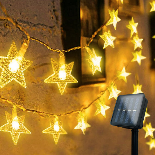 Solar String Lights Oudoor Waterproof, 2 Pack 100 LED Christmas Fairy Lights with 8 Lighting Modes for Garden Patio Home Yard Tree Party(Warm White)