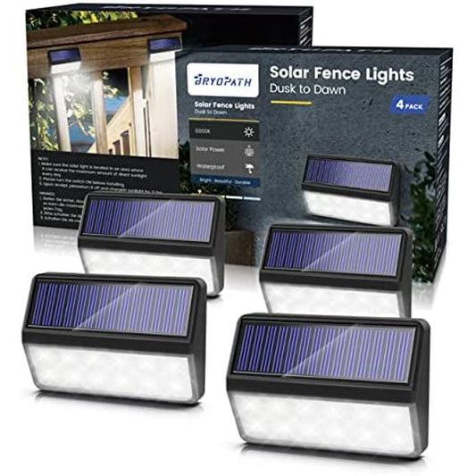 Solar Wall lights Outdoor, Solar Powered Wall Light LED Lamp, Landscape Lighting Pathway Lights,for Yard, Garden, Lawn, Porch, Walkway, Pool