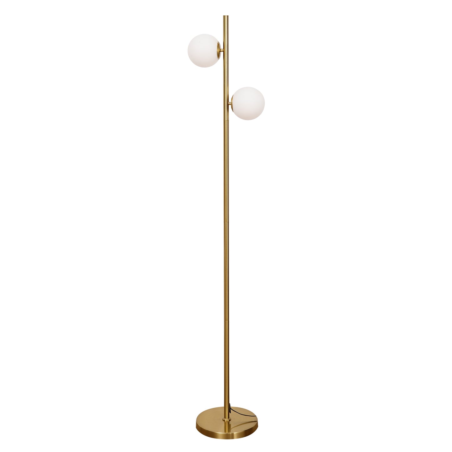 YANSUN Standing Tall Pole Lamps Floor Lamp for Living Room Bedroom Office, Reading Stand up Lamps, Gold