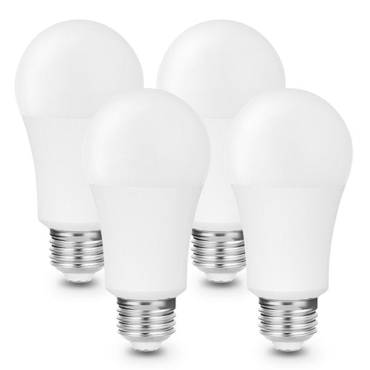 A19 Full Spectrum LED Light Bulbs, 9W(85W Equivalent), 5000K Daylight White, Sunlike, Natural Light, 800LM, E26 Base, 4 Pack